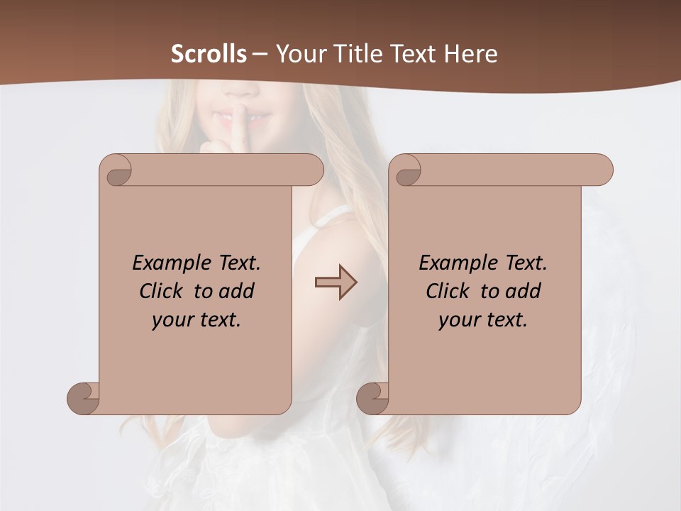 Costume White Playful PowerPoint Template