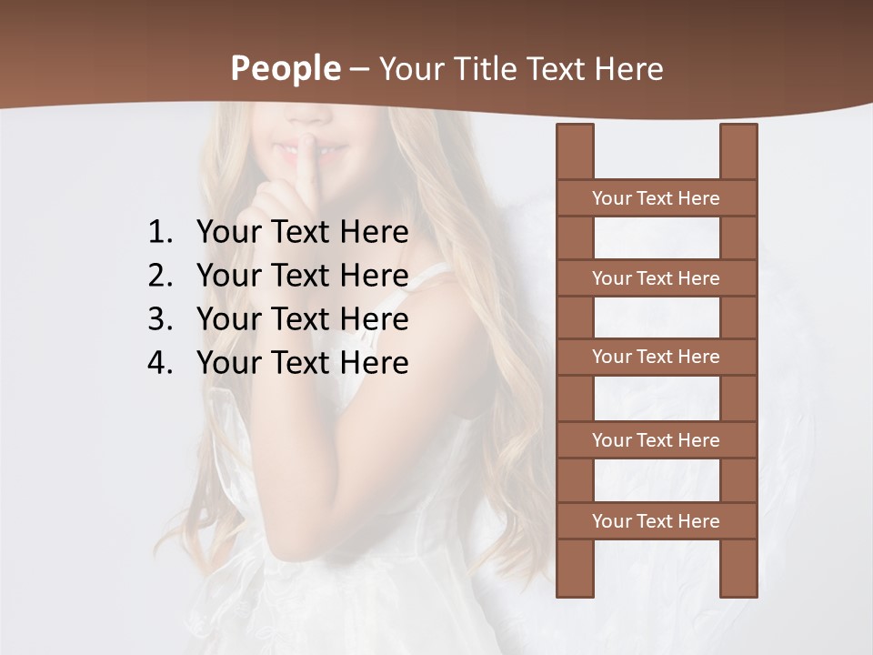 Costume White Playful PowerPoint Template