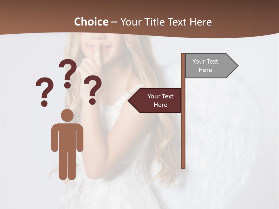 Costume White Playful PowerPoint Template