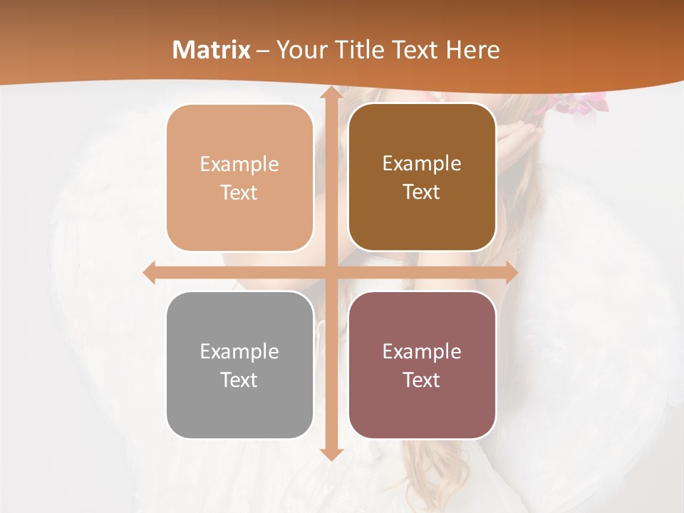 Beautiful Young Happy PowerPoint Template