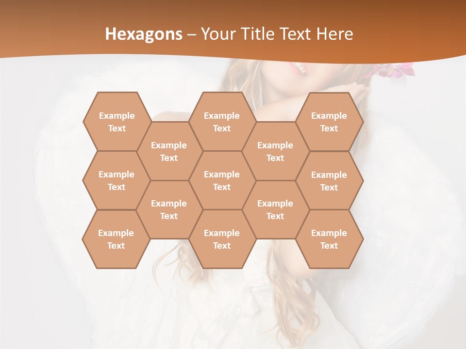 Beautiful Young Happy PowerPoint Template