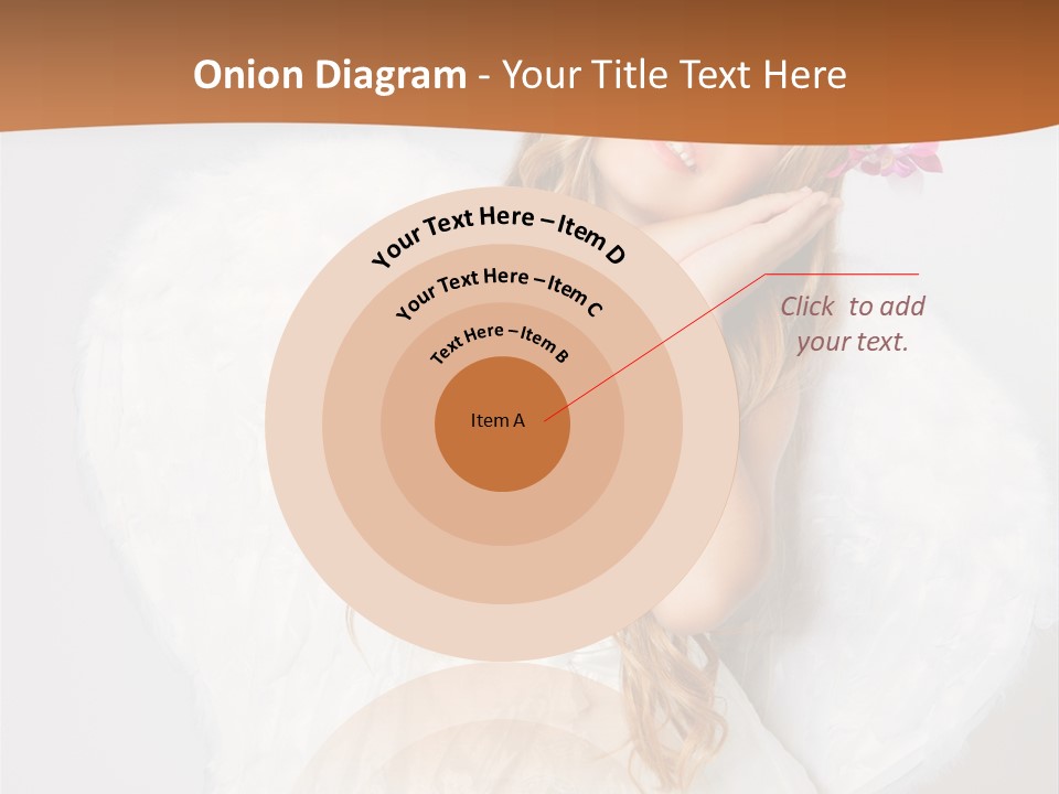 Beautiful Young Happy PowerPoint Template