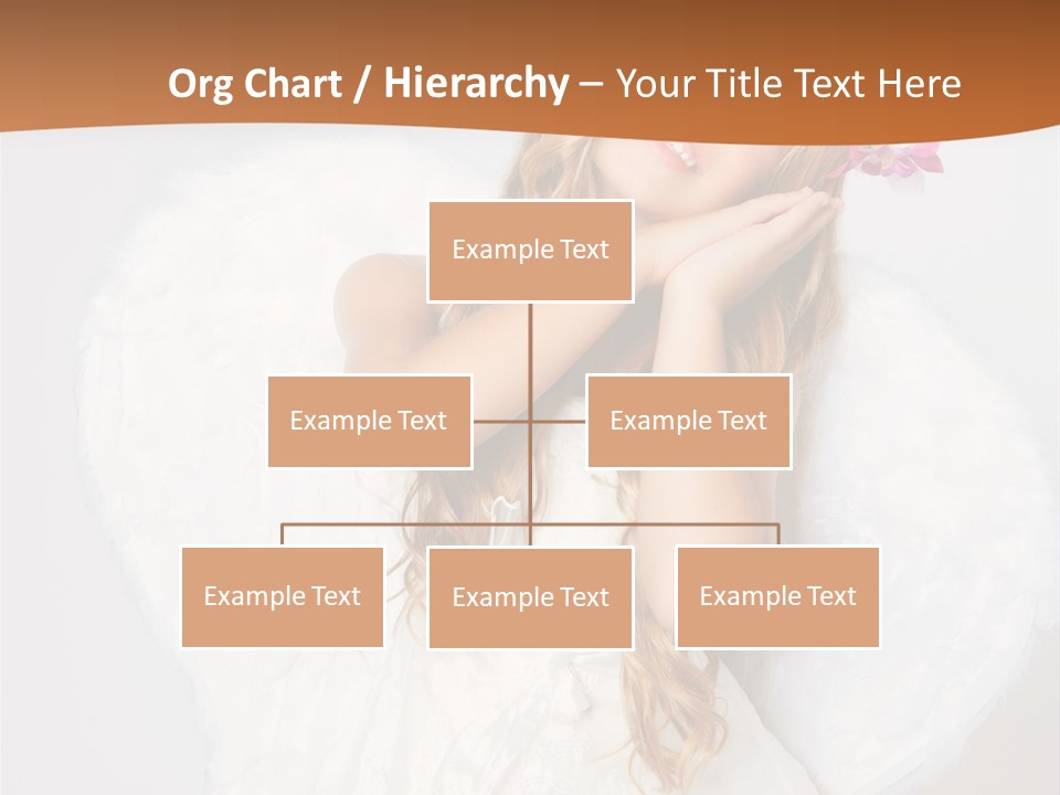 Beautiful Young Happy PowerPoint Template