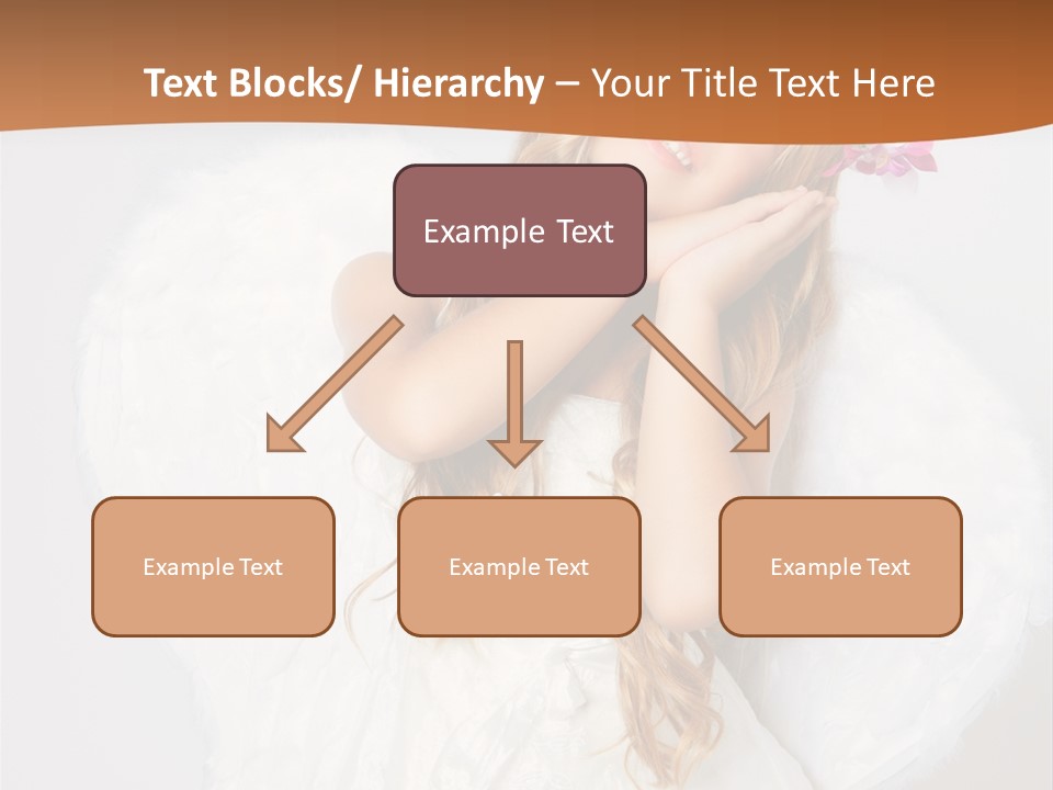 Beautiful Young Happy PowerPoint Template