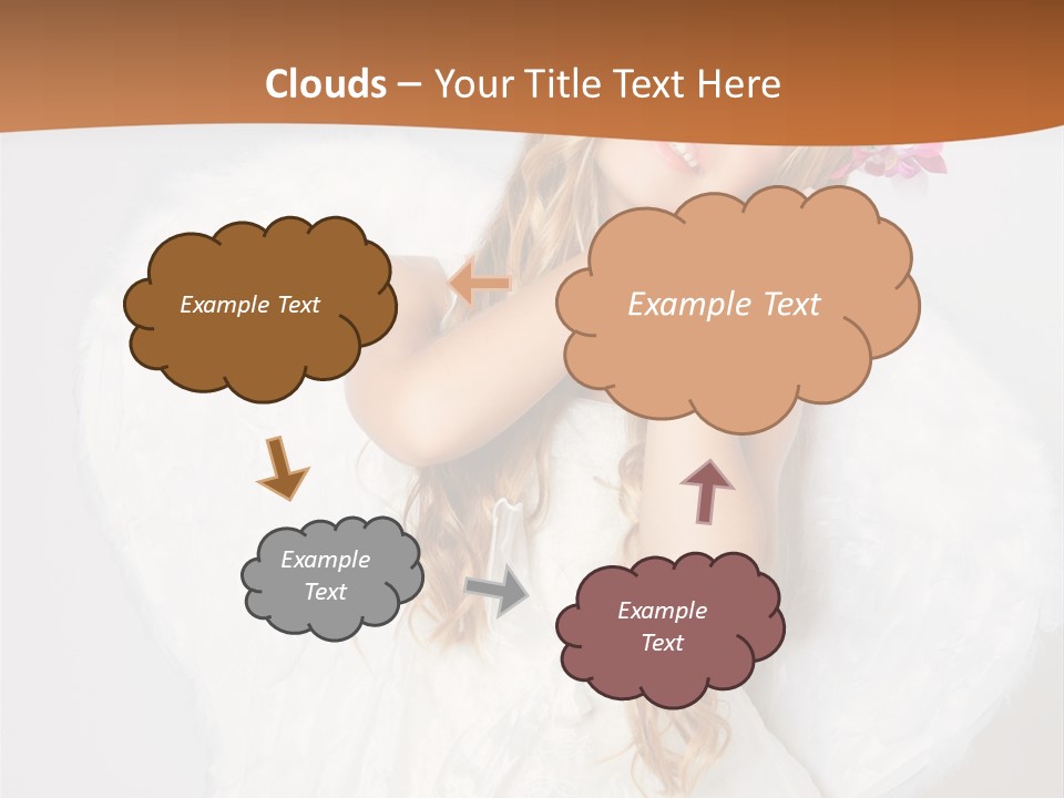 Beautiful Young Happy PowerPoint Template