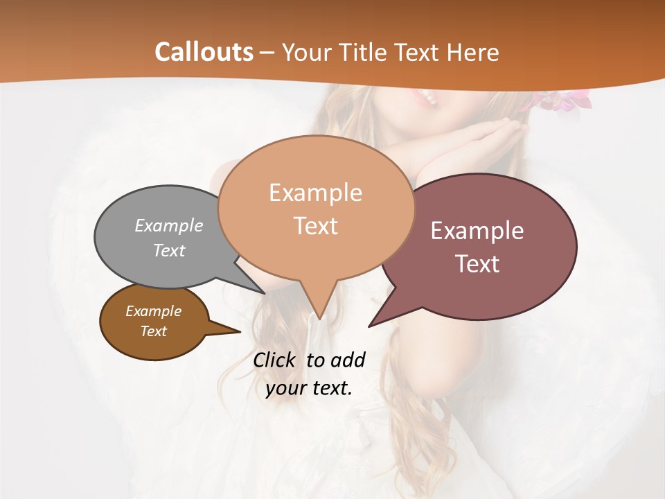 Beautiful Young Happy PowerPoint Template