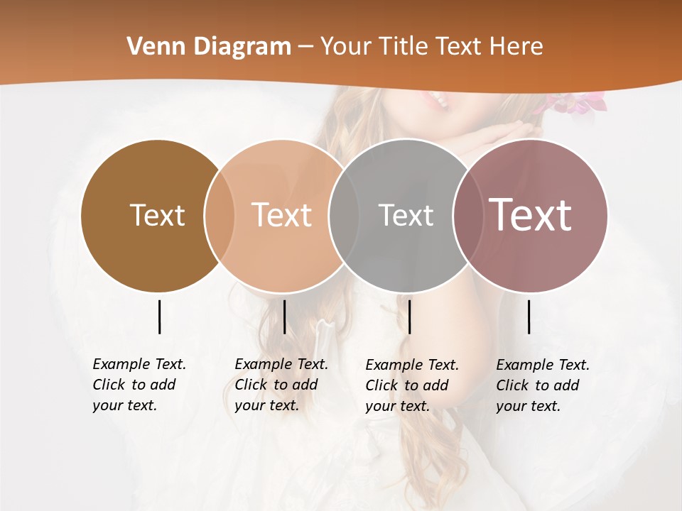 Beautiful Young Happy PowerPoint Template