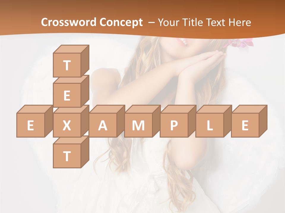 Beautiful Young Happy PowerPoint Template