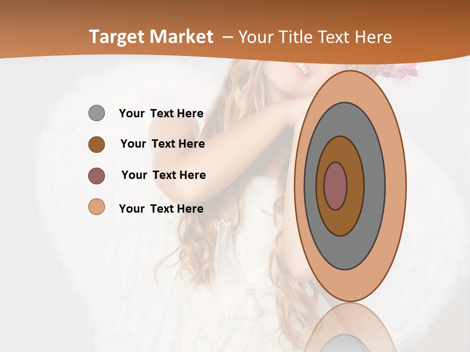 Beautiful Young Happy PowerPoint Template