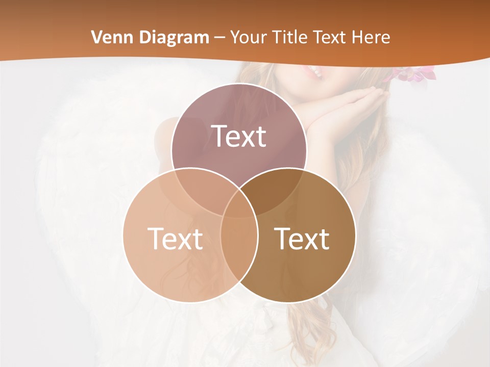 Beautiful Young Happy PowerPoint Template