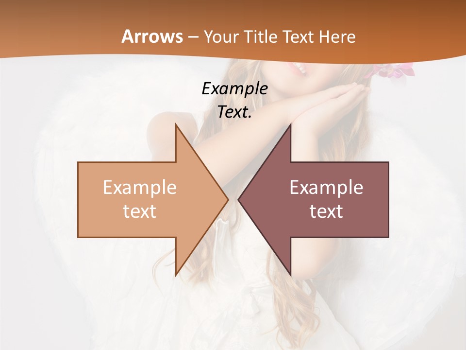 Beautiful Young Happy PowerPoint Template