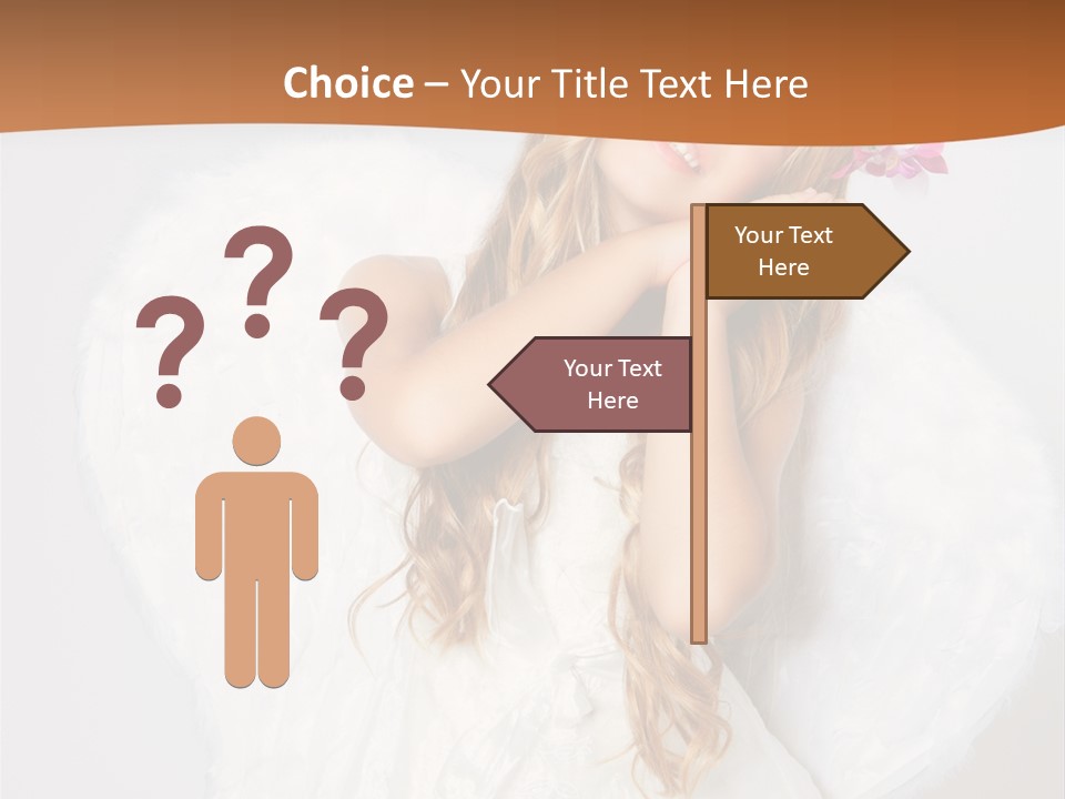 Beautiful Young Happy PowerPoint Template