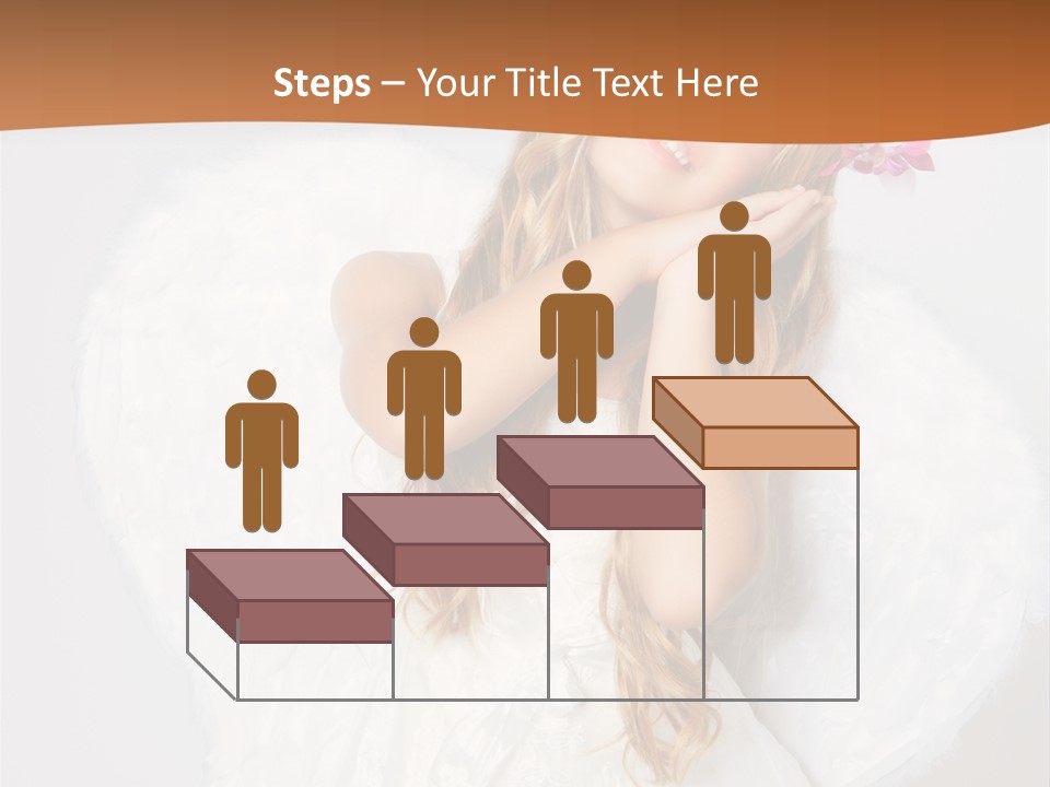 Beautiful Young Happy PowerPoint Template