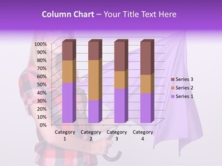 Mauve Purple Parasol PowerPoint Template