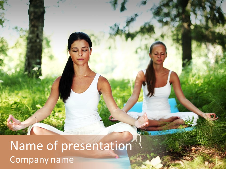 Adult Lotus Young PowerPoint Template