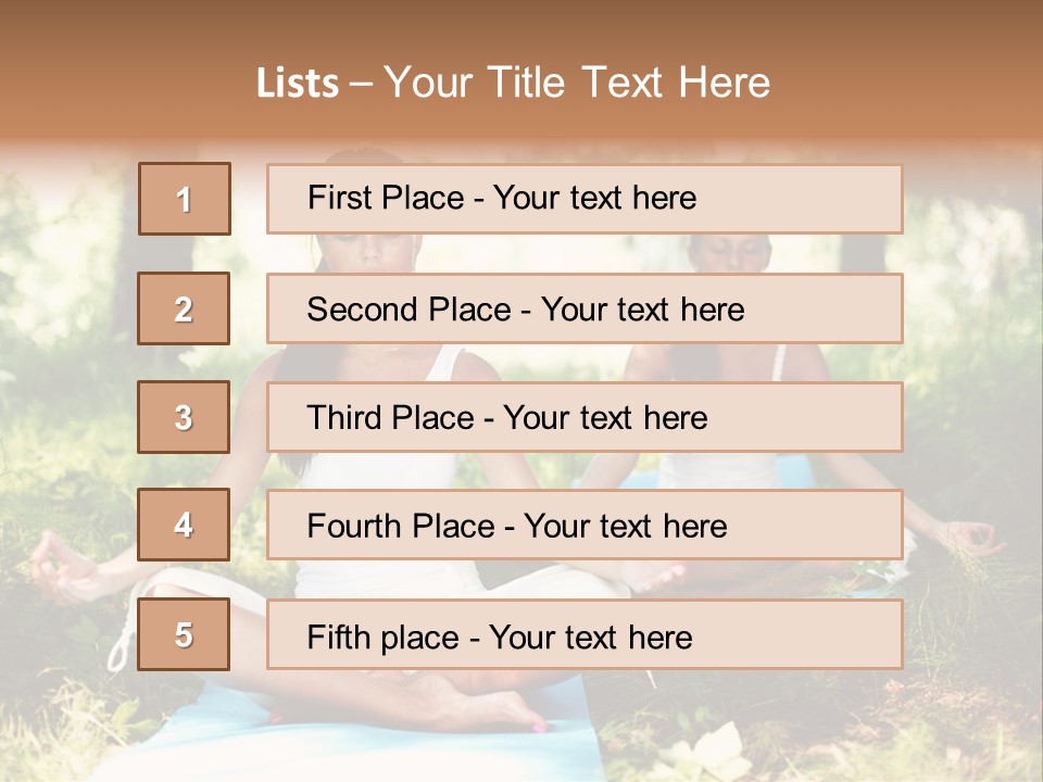 Adult Lotus Young PowerPoint Template