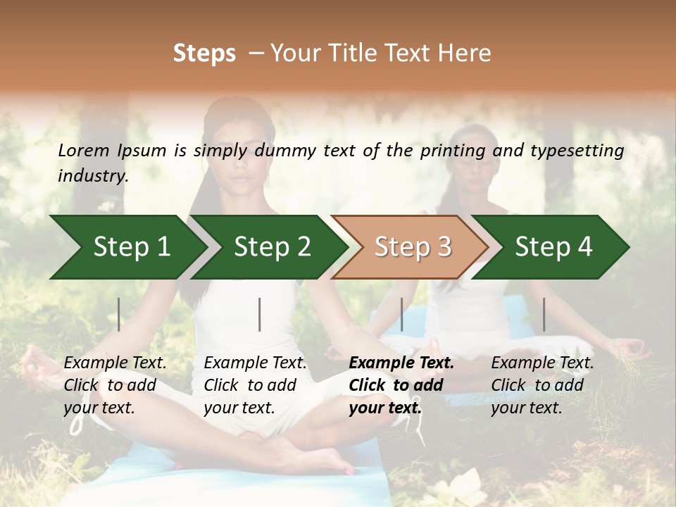Adult Lotus Young PowerPoint Template