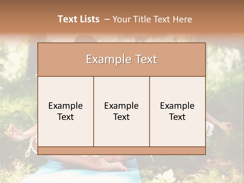 Adult Lotus Young PowerPoint Template