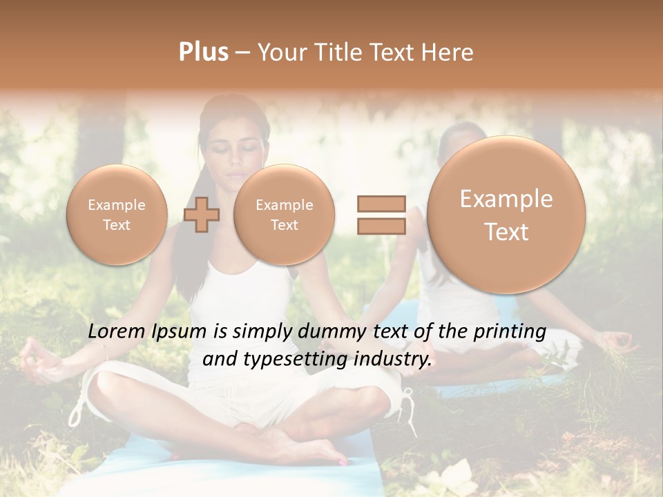 Adult Lotus Young PowerPoint Template