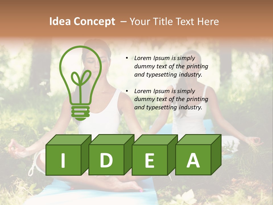 Adult Lotus Young PowerPoint Template