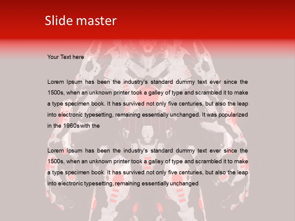 Render Creativity Artwork PowerPoint Template