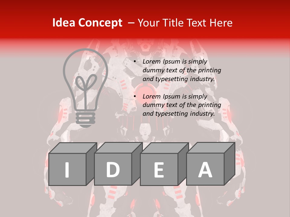Render Creativity Artwork PowerPoint Template