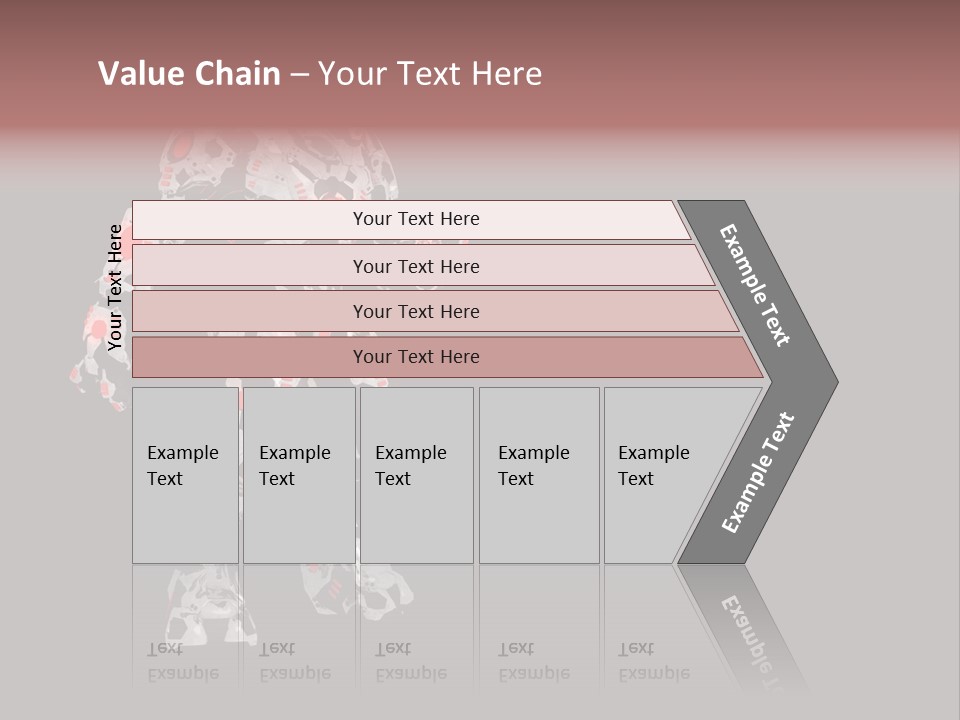 Character Metal Artwork PowerPoint Template