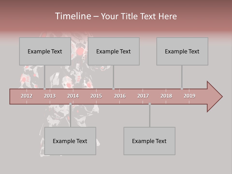 Character Metal Artwork PowerPoint Template