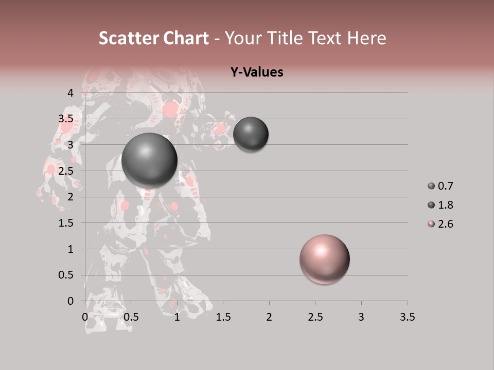 Character Metal Artwork PowerPoint Template