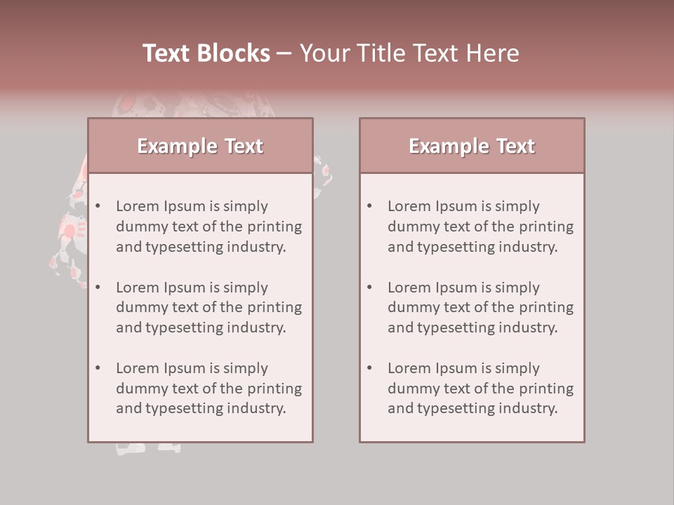 Character Metal Artwork PowerPoint Template