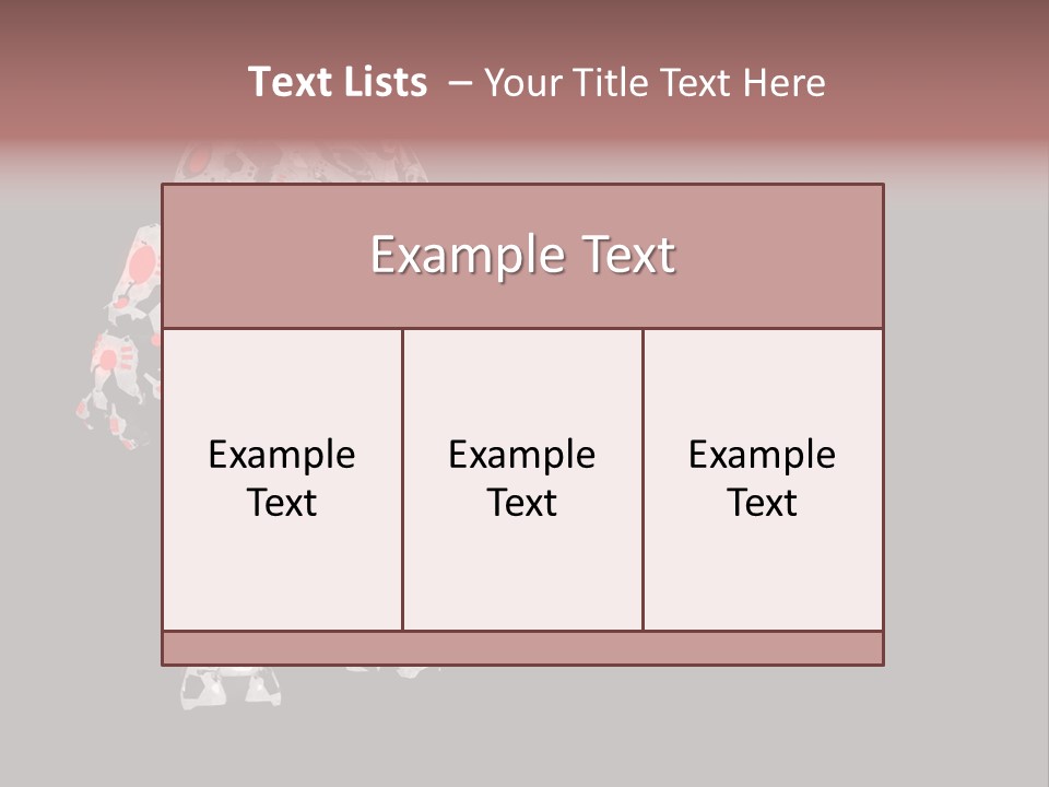 Character Metal Artwork PowerPoint Template