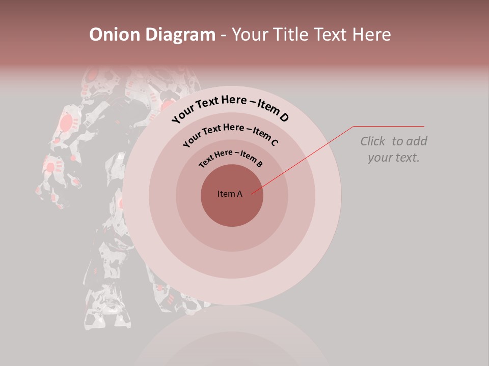 Character Metal Artwork PowerPoint Template