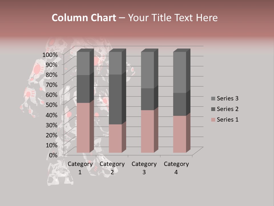 Character Metal Artwork PowerPoint Template