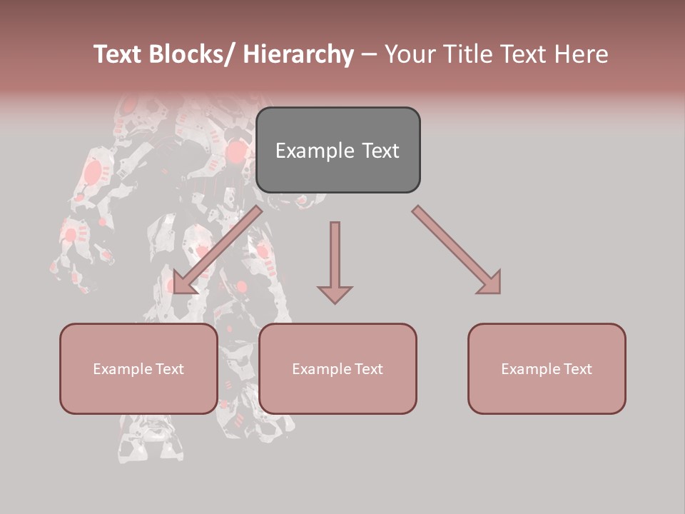 Character Metal Artwork PowerPoint Template