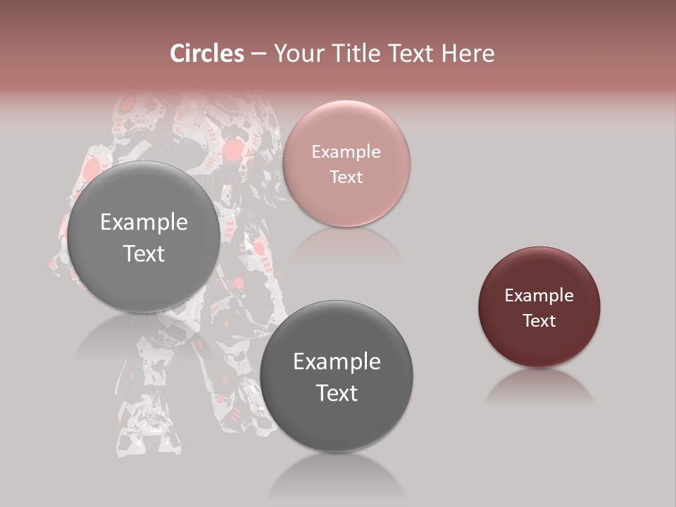 Character Metal Artwork PowerPoint Template