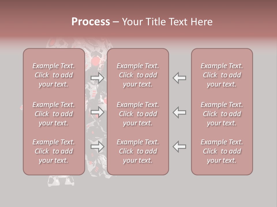 Character Metal Artwork PowerPoint Template