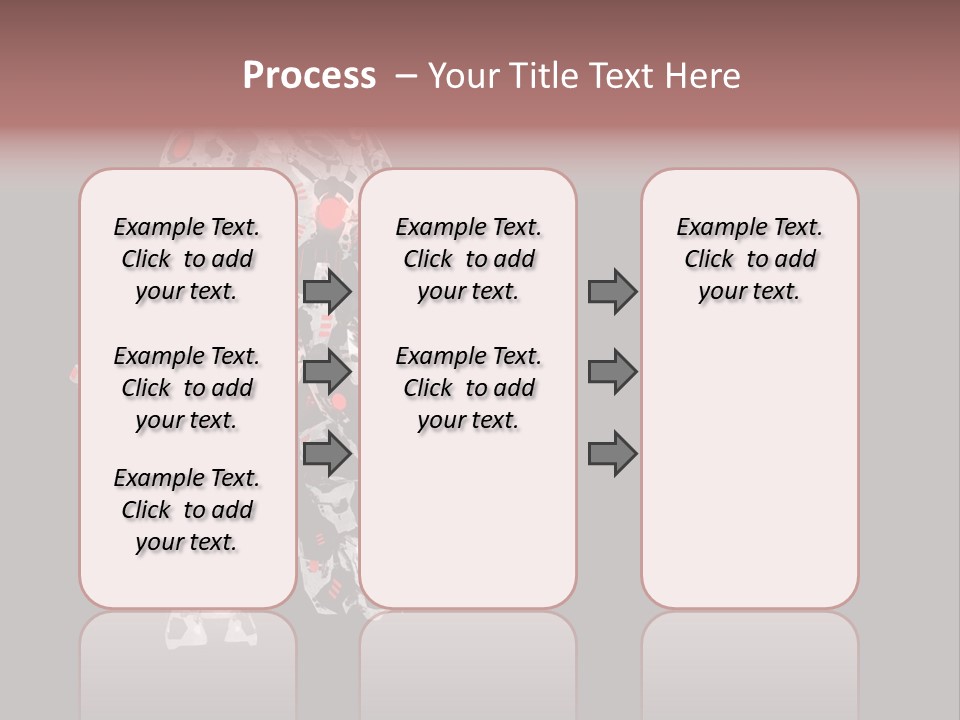 Character Metal Artwork PowerPoint Template