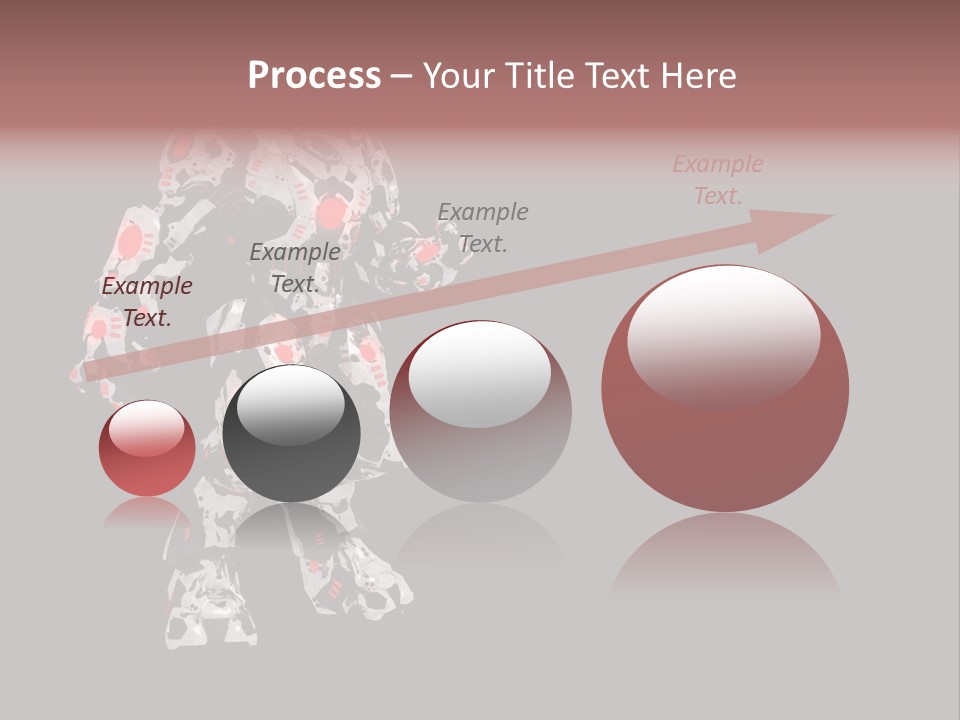 Character Metal Artwork PowerPoint Template