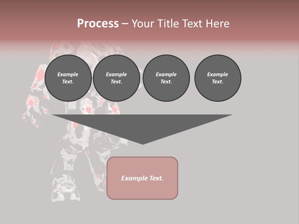 Character Metal Artwork PowerPoint Template