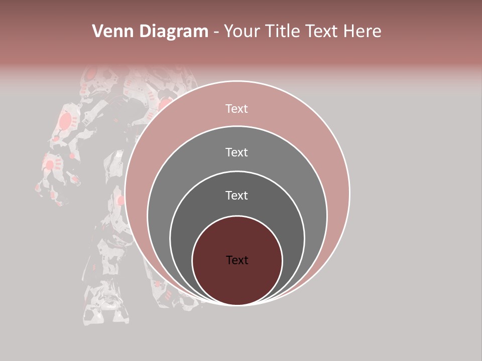 Character Metal Artwork PowerPoint Template