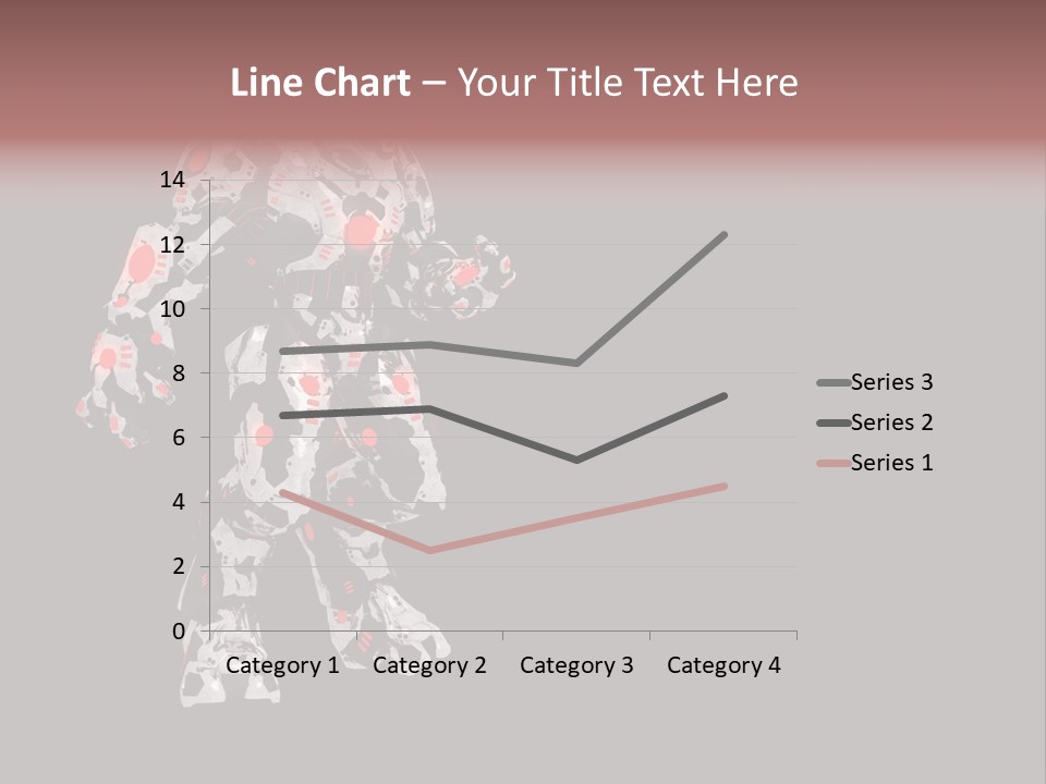 Character Metal Artwork PowerPoint Template