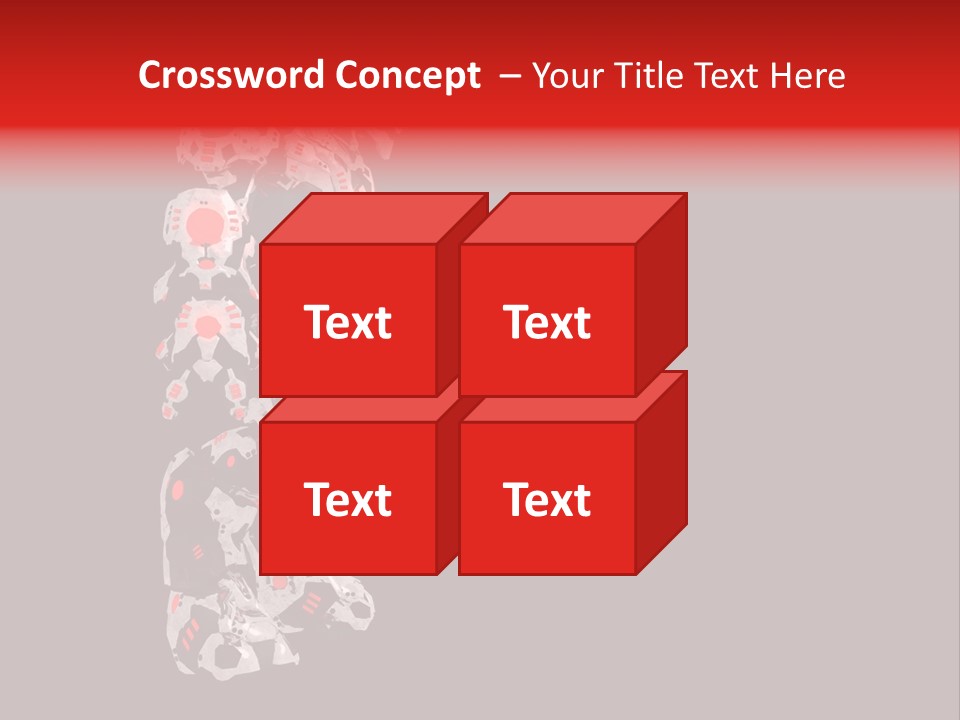 Automation Stock Illustration Cyborg PowerPoint Template