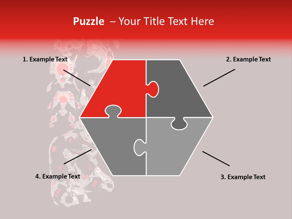 Automation Stock Illustration Cyborg PowerPoint Template