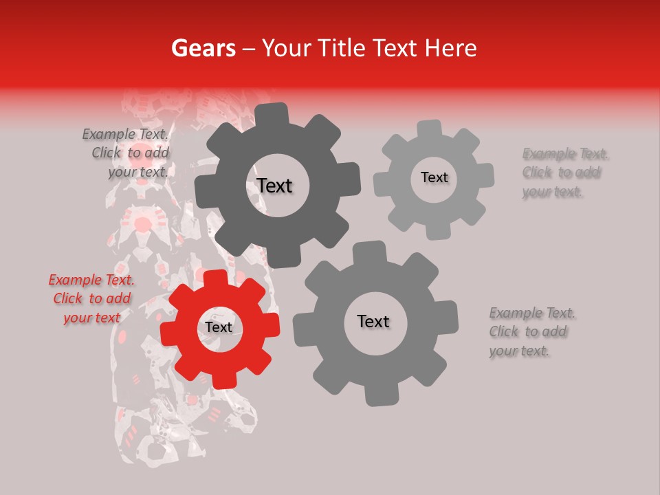 Automation Stock Illustration Cyborg PowerPoint Template