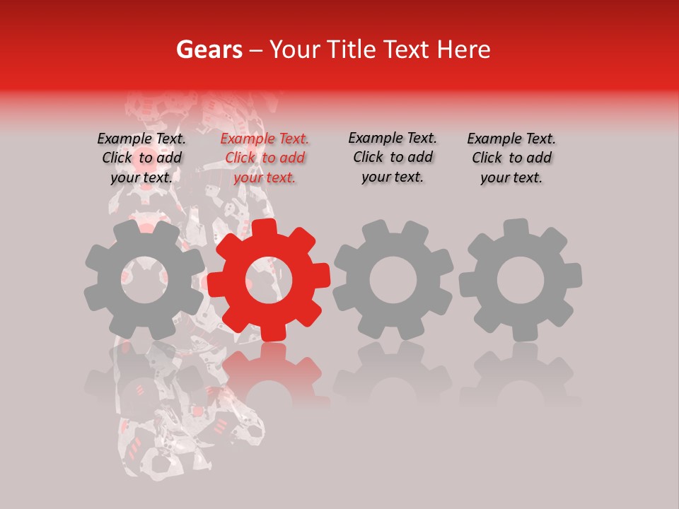 Automation Stock Illustration Cyborg PowerPoint Template