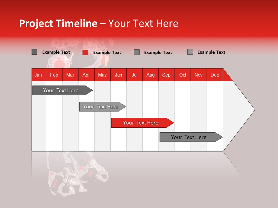 Automation Stock Illustration Cyborg PowerPoint Template