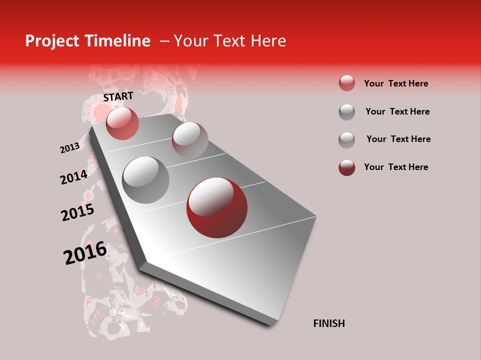 Automation Stock Illustration Cyborg PowerPoint Template