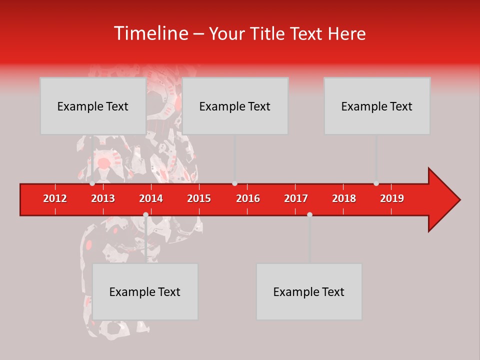 Automation Stock Illustration Cyborg PowerPoint Template