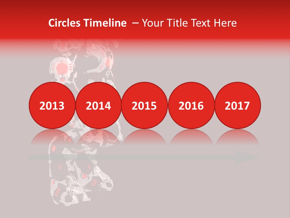 Automation Stock Illustration Cyborg PowerPoint Template