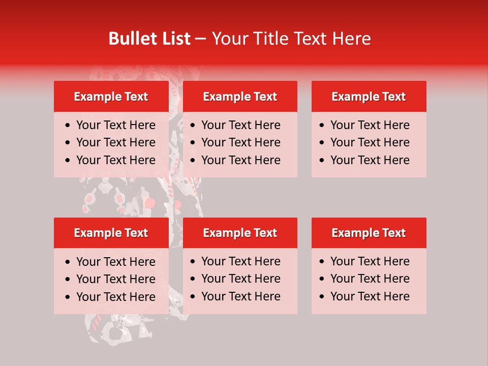 Automation Stock Illustration Cyborg PowerPoint Template